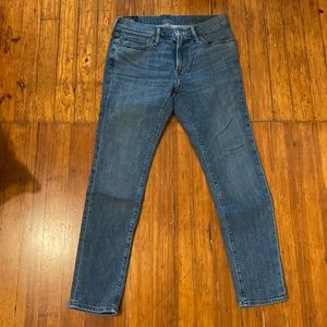 Abercrombie Mens Clean Medium Wash Super Skinny Denim